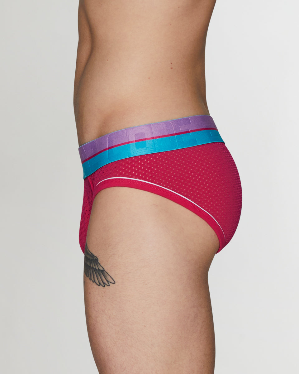CODE 22 Bright Mesh Brief CODE 22 Bright Mesh Brief Pink