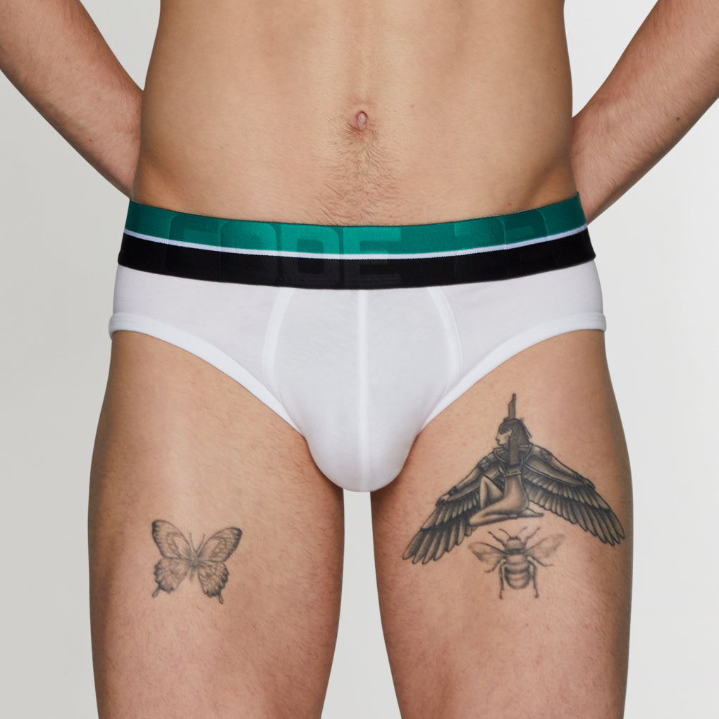 CODE 22 Palm Tree Brief CODE 22 Palm Tree Brief White