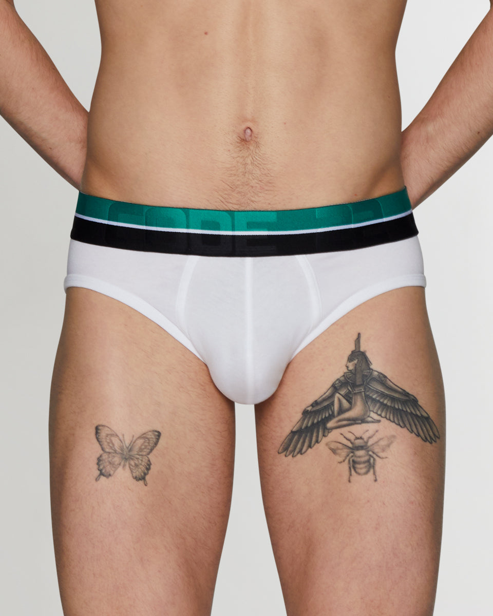 CODE 22 Palm Tree Brief CODE 22 Palm Tree Brief White