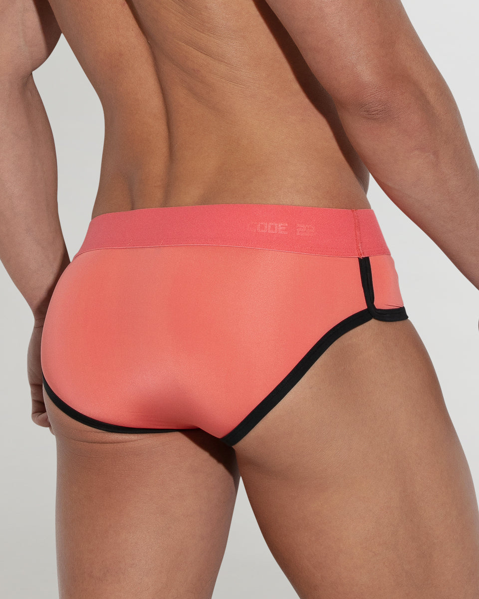 CODE 22 Workout Brief Vermillion-orange
