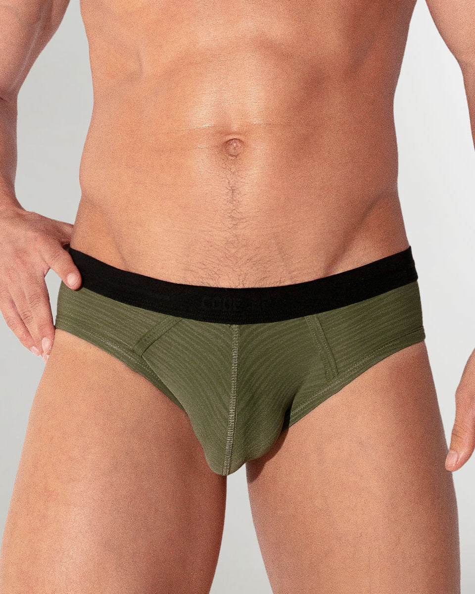 Code 22 Zebra Brief Khaki