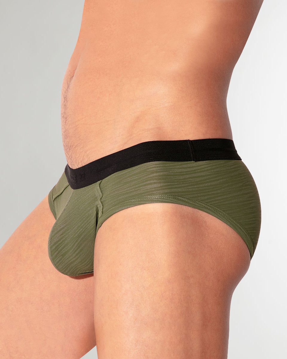 Code 22 Zebra Brief Khaki