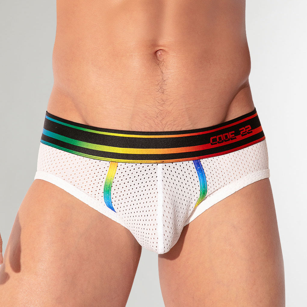 CODE 22 Pride 26 Brief White