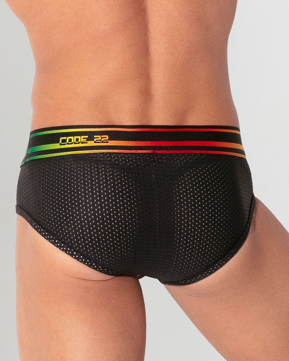 CODE 22 Pride 26 Brief Black
