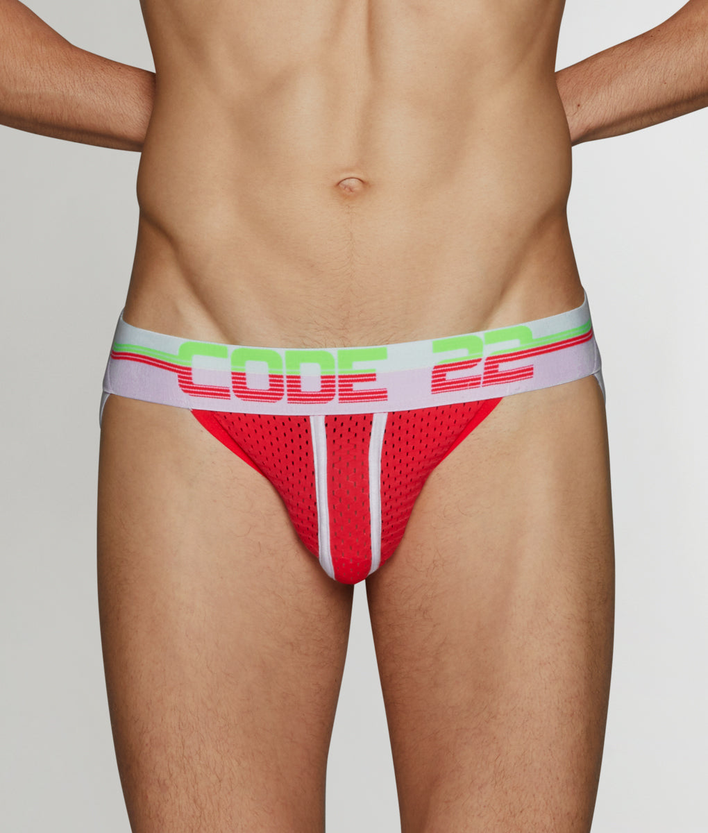 CODE 22 Neon Mesh Jockstrap CODE 22 Neon Mesh Jockstrap Pink