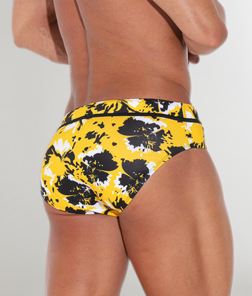 CODE 22 Lekeito Swim Brief Yellow