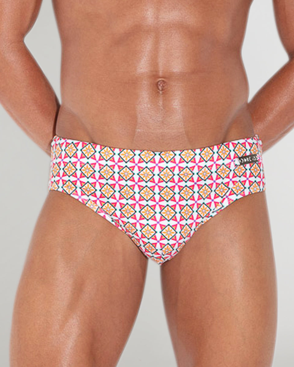 CODE 22 Mojacar Swim Brief Orange