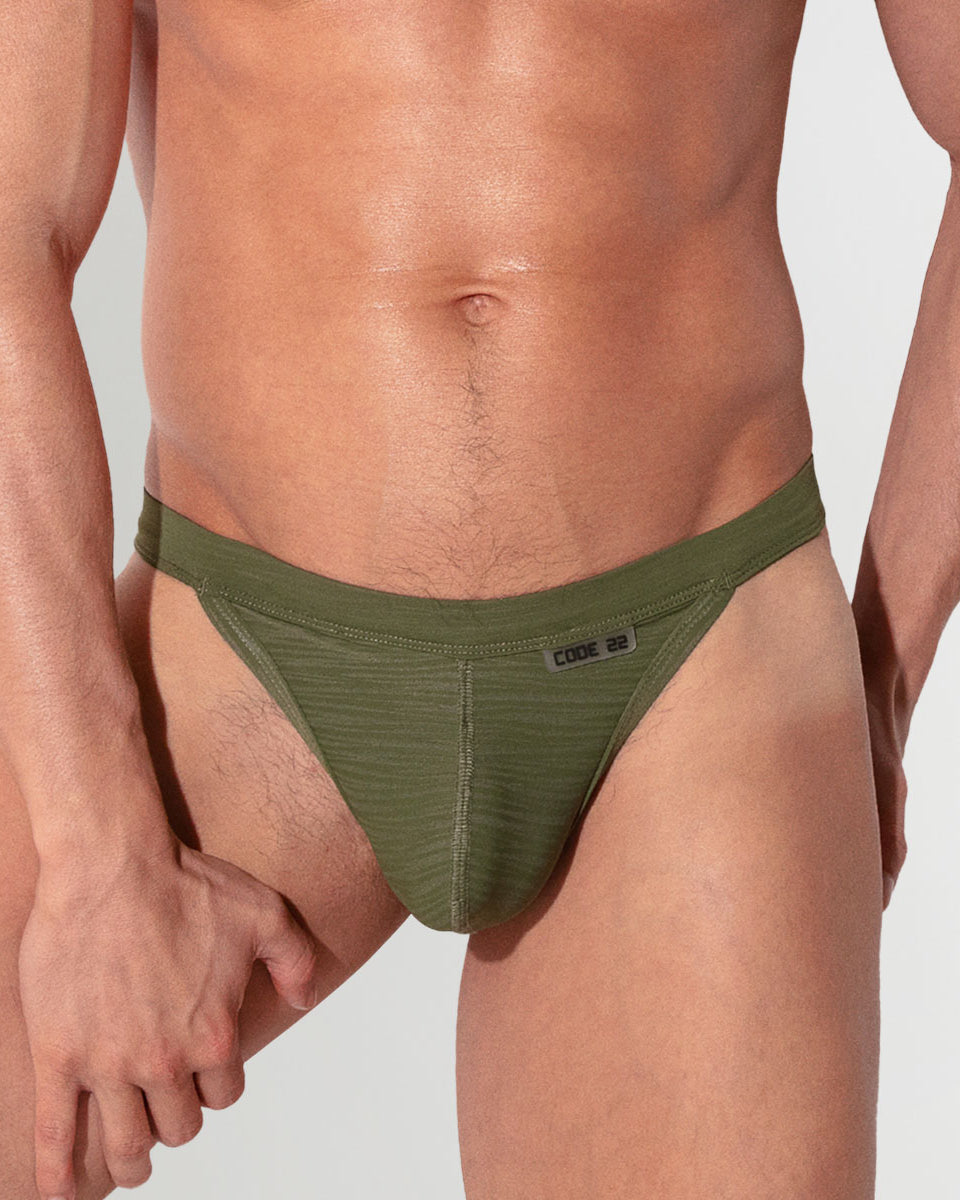 Code 22 Zebra Thong Khaki