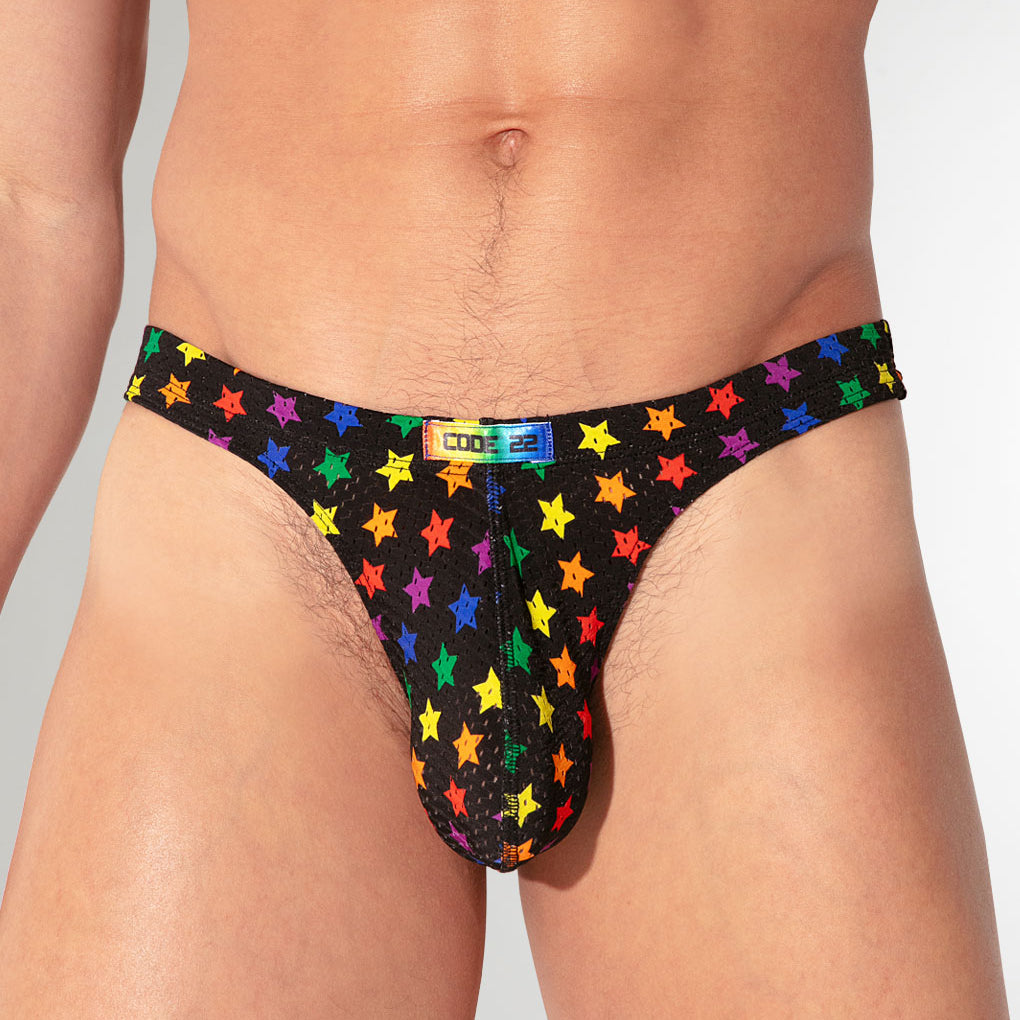 CODE 22 Pride 26 Thong Printed