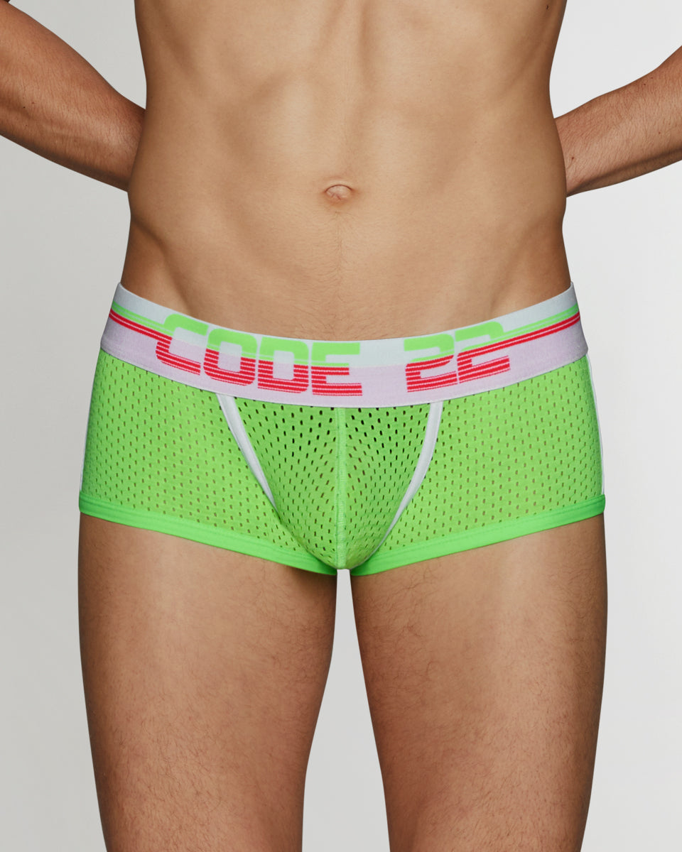 CODE 22 Neon Mesh Trunk CODE 22 Neon Mesh Trunk Lime