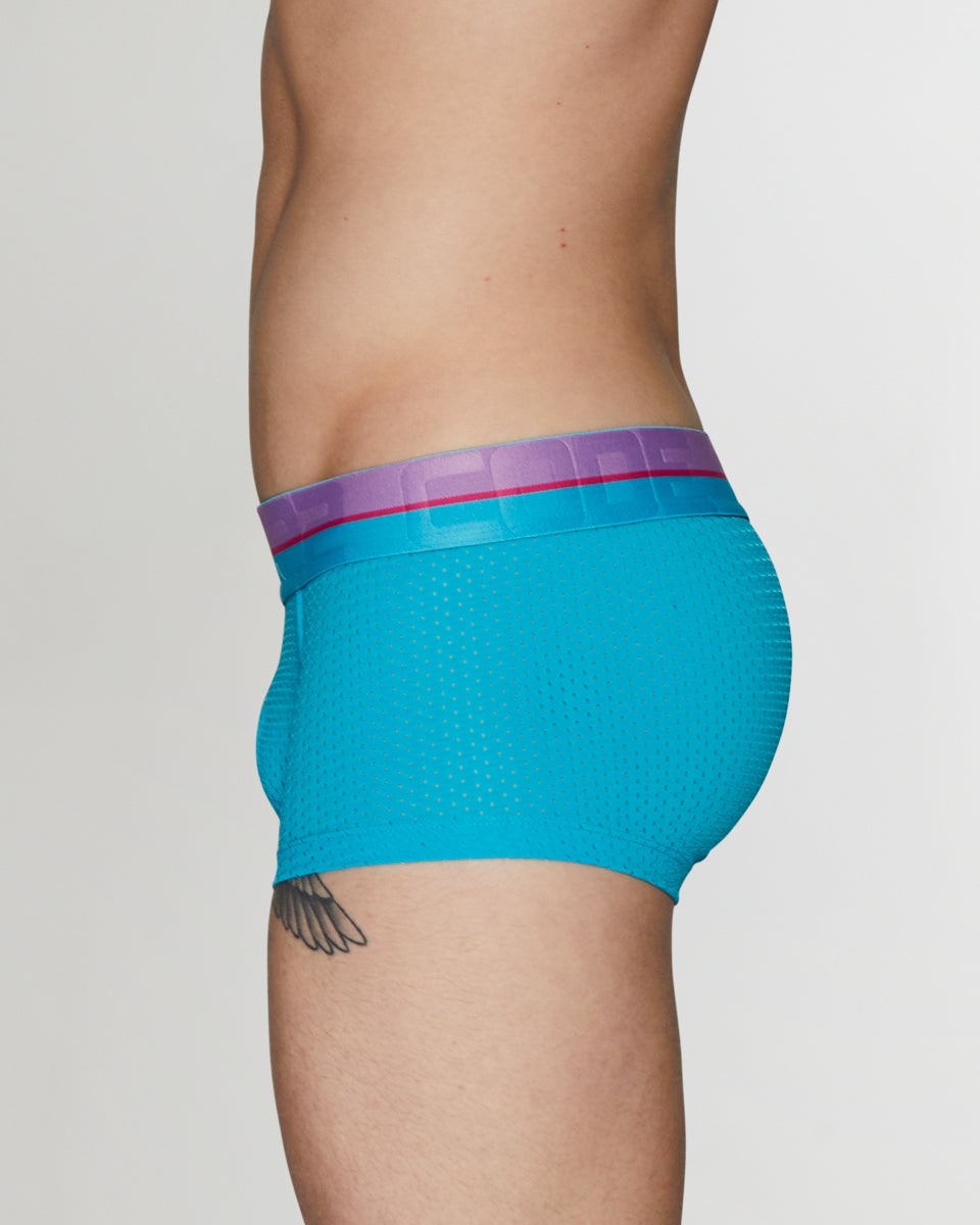 CODE 22 Bright Mesh Trunk CODE 22 Bright Mesh Trunk Turquoise