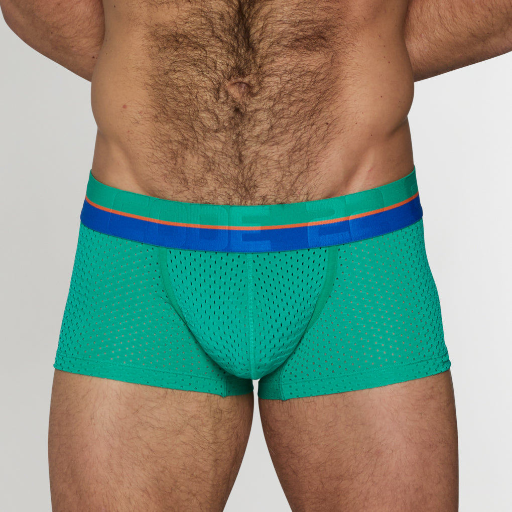 CODE 22 Bright Mesh Trunk CODE 22 Bright Mesh Trunk Green