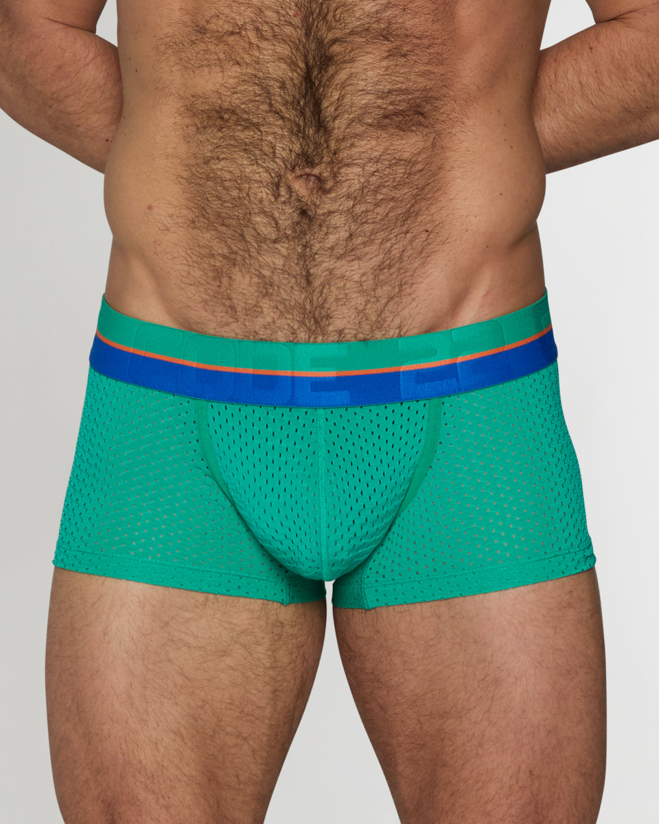 CODE 22 Bright Mesh Trunk CODE 22 Bright Mesh Trunk Green