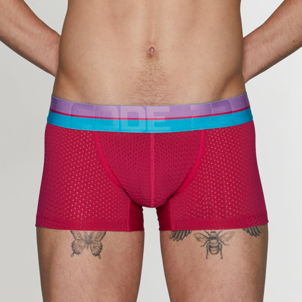 CODE 22 Bright Mesh Trunk CODE 22 Bright Mesh Trunk Pink