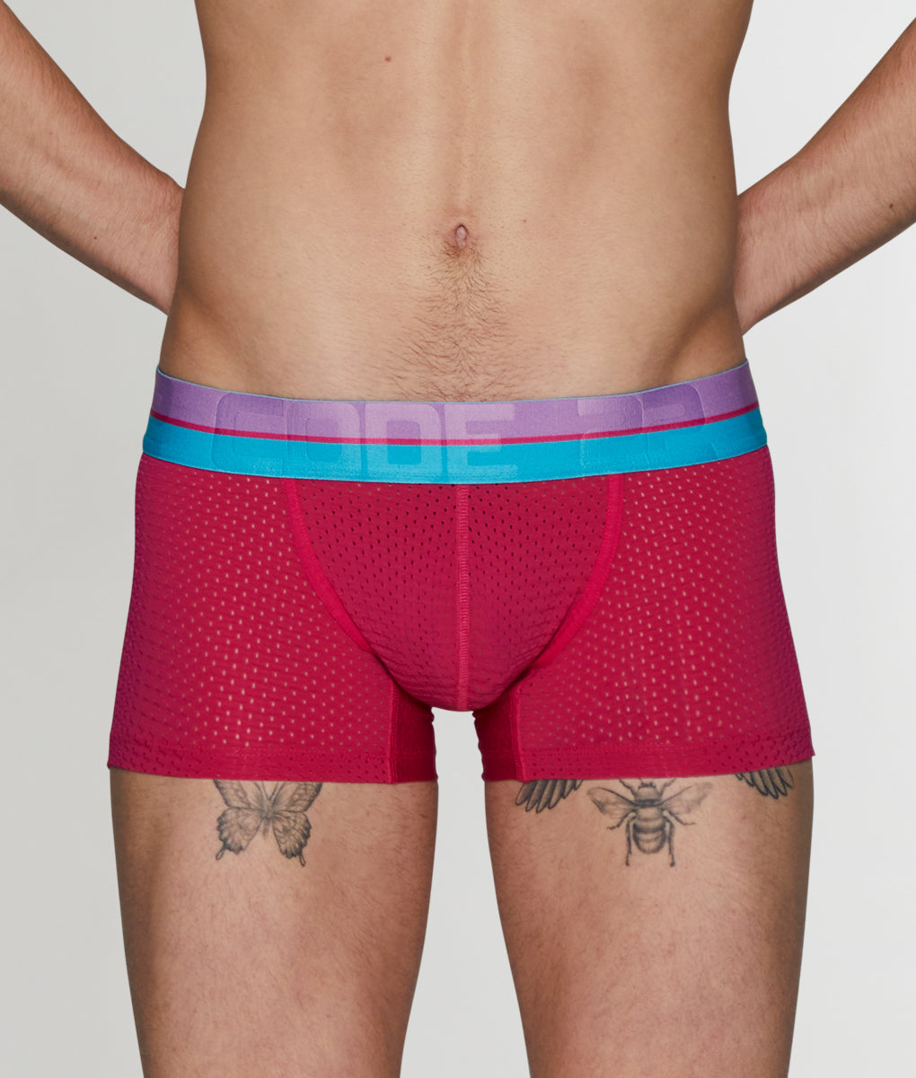 CODE 22 Bright Mesh Trunk CODE 22 Bright Mesh Trunk Pink
