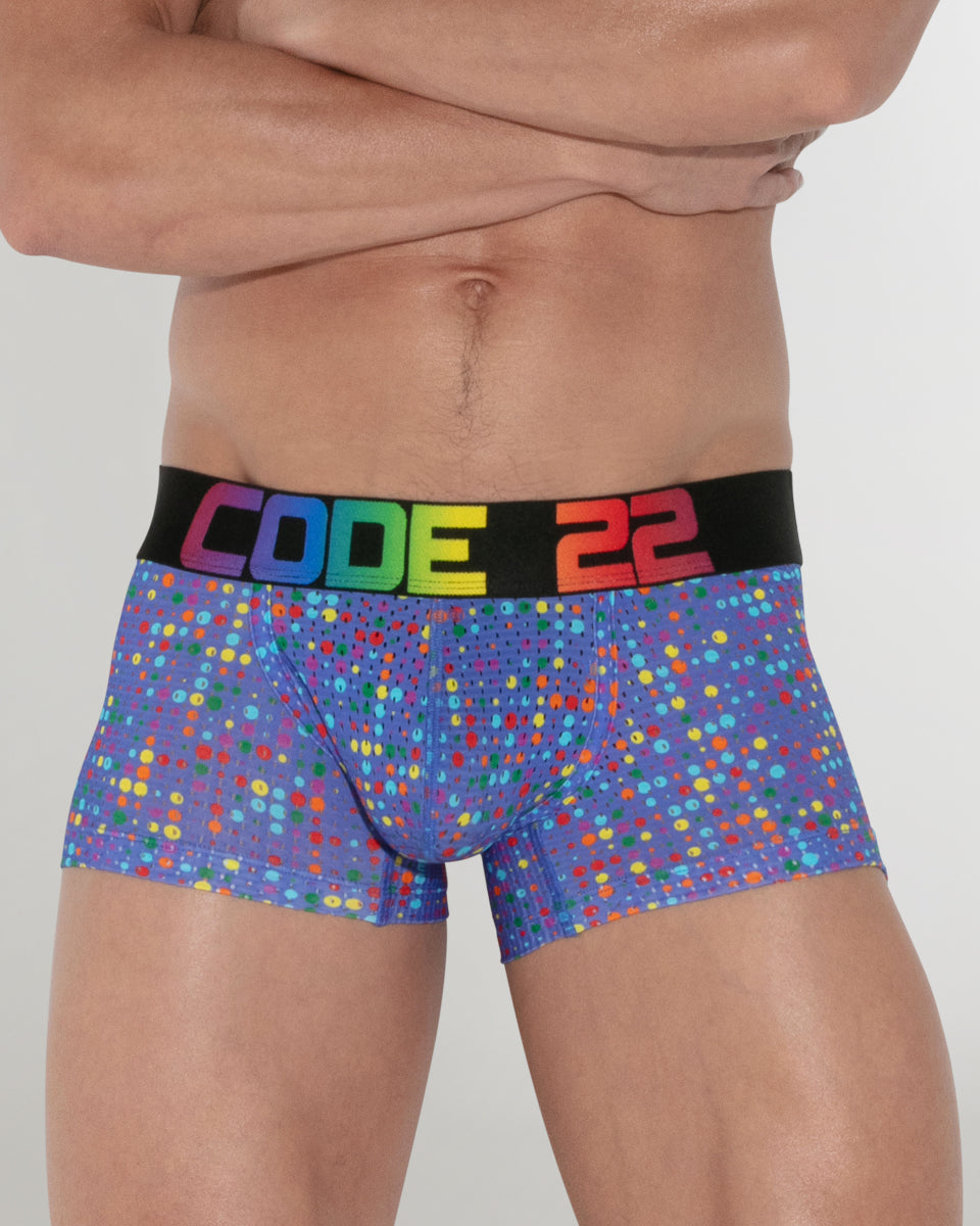 CODE 22 Pride Mesh Trunk CODE 22 Pride Mesh Trunk Blue-pattern