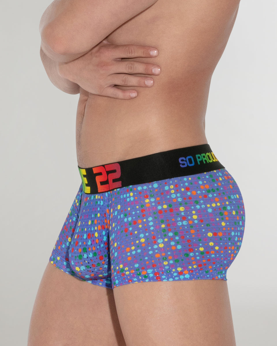 CODE 22 Pride Mesh Trunk CODE 22 Pride Mesh Trunk Blue-pattern