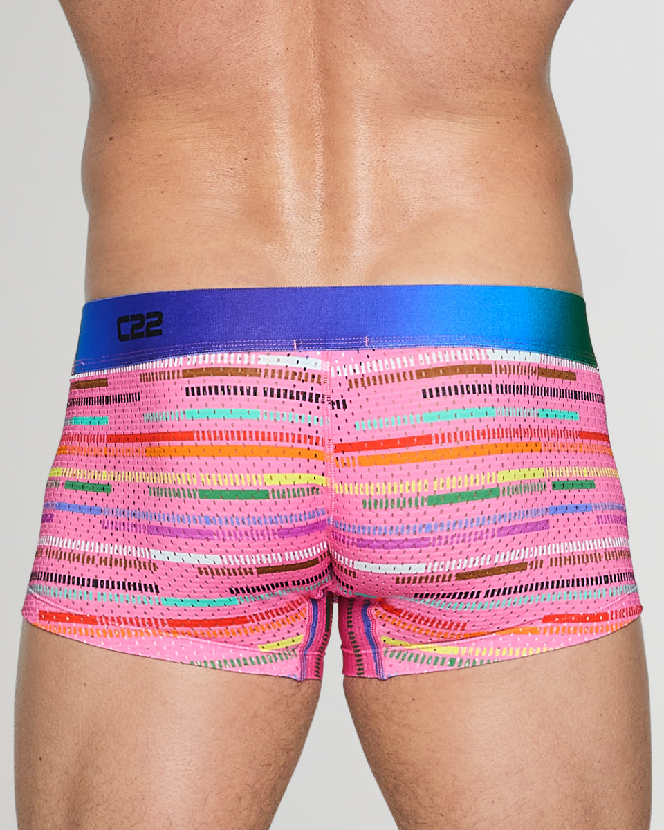 CODE 22 Pride Mesh Trunk Pink