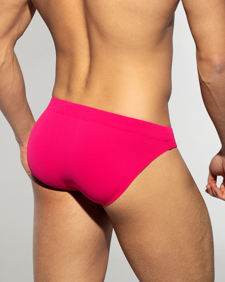 ES Collection Pique Swim Brief Fuschia
