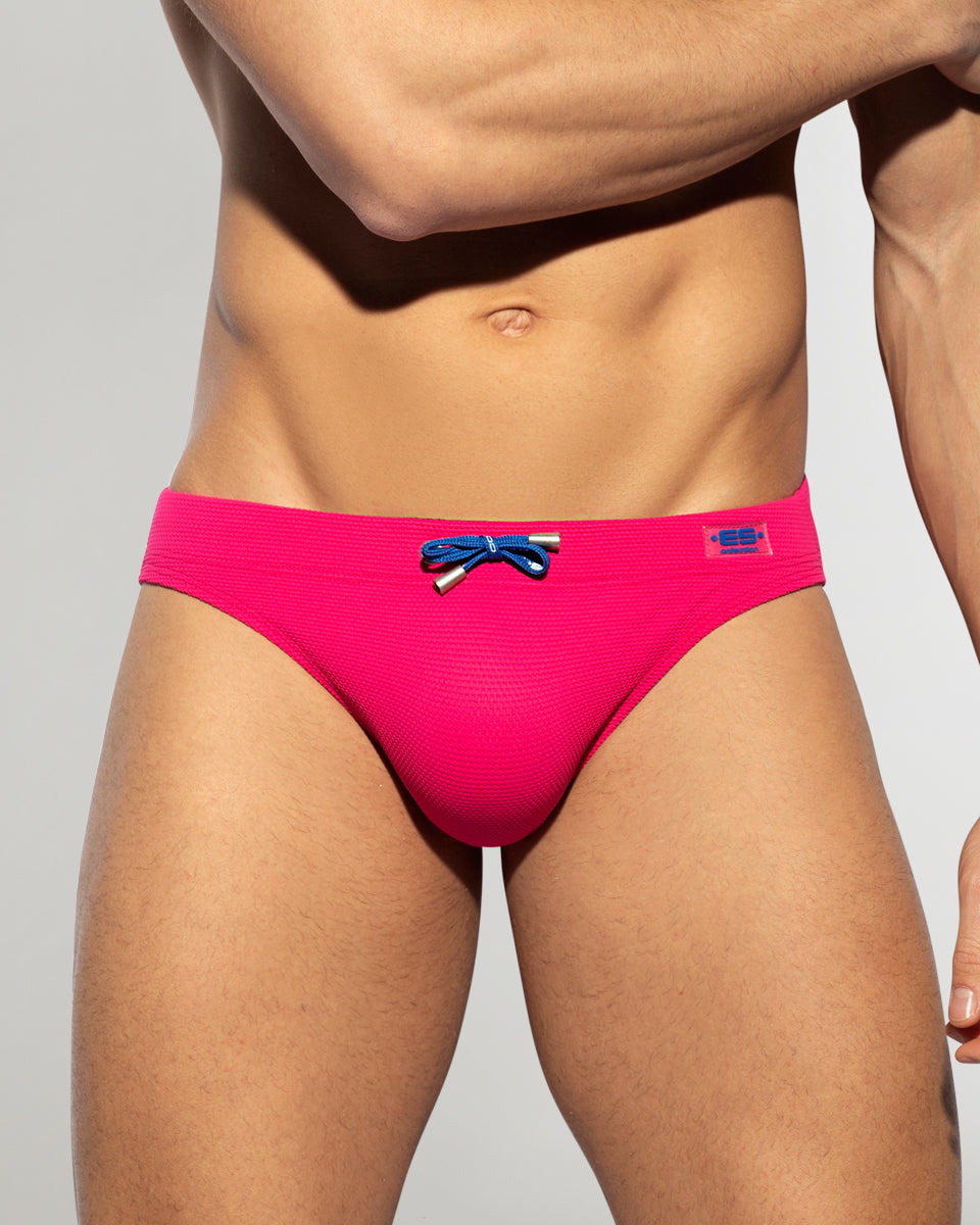 ES Collection Pique Swim Brief Fuschia