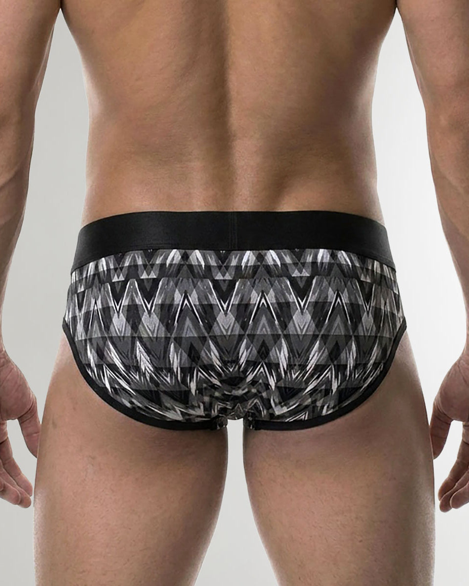 Geronimo Modern Mosaic Brief Black