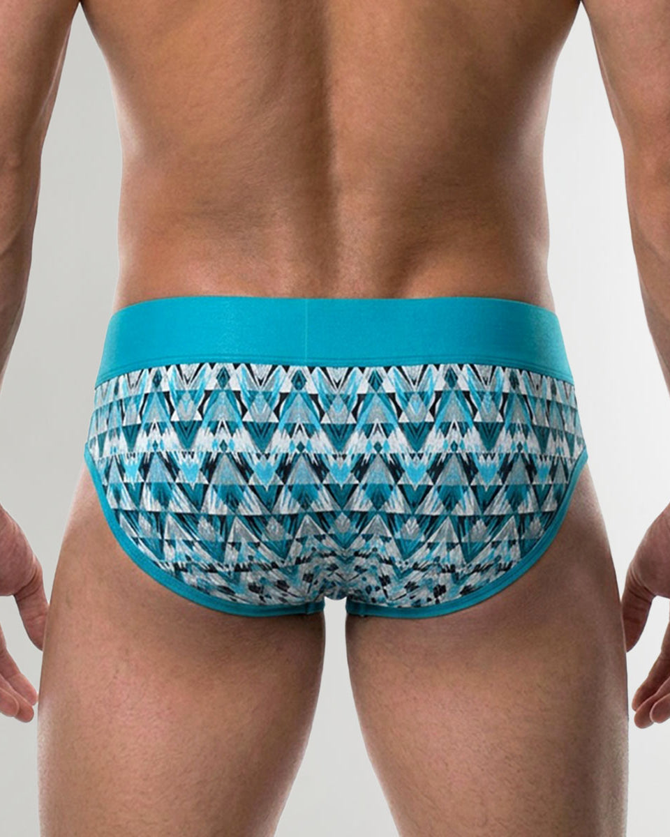 Geronimo Modern Mosaic Brief Turquoise