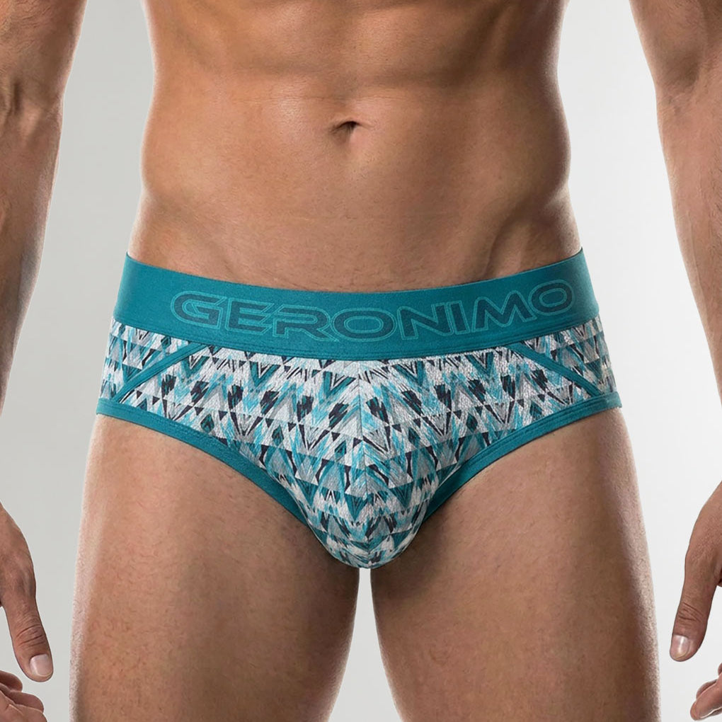 Geronimo Modern Mosaic Brief Turquoise