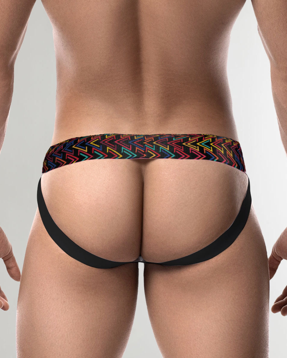 Geronimo Vibe Jockstrap - men's cotton modal jockstrap underwear, back view