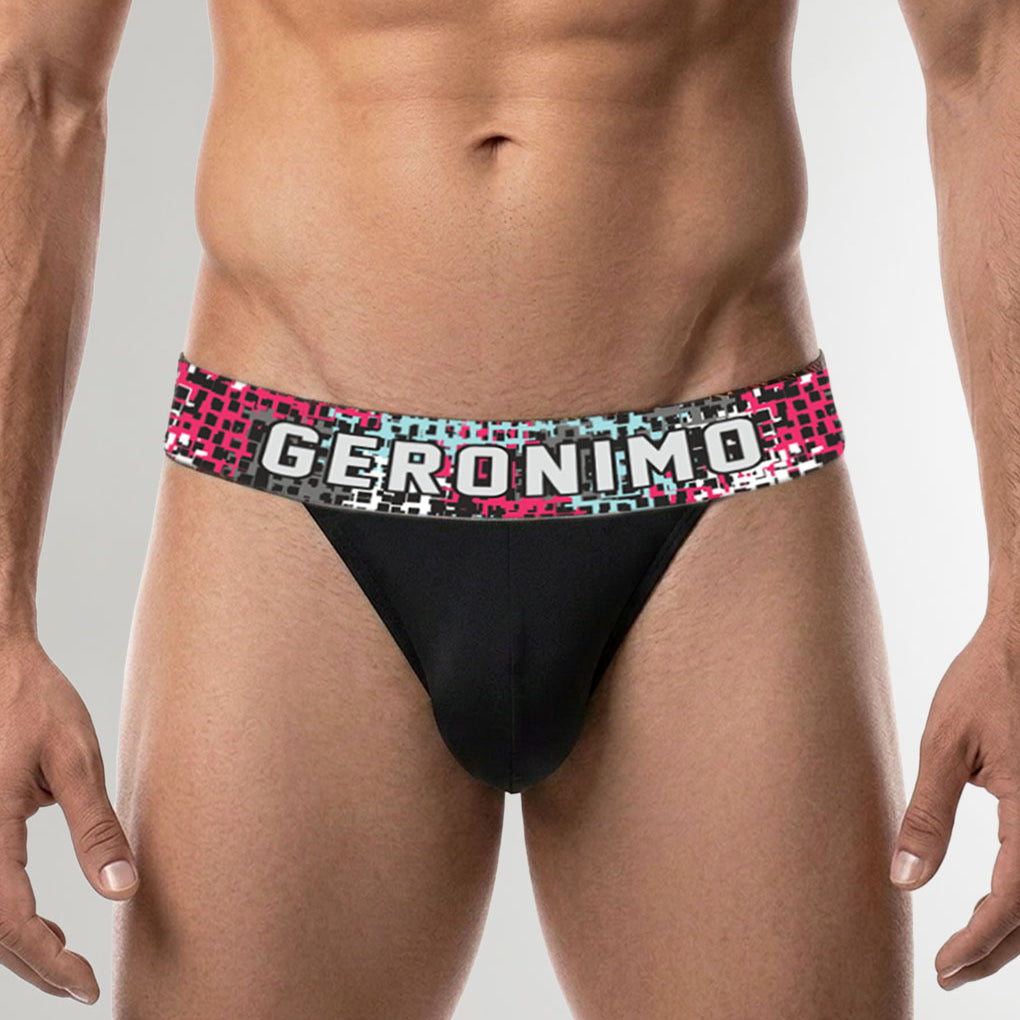 Geronimo Prism Jockstrap Black