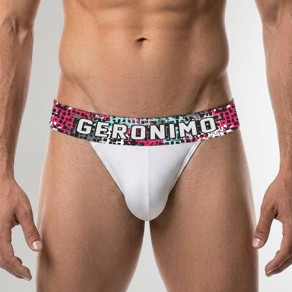 Geronimo Prism Jockstrap White