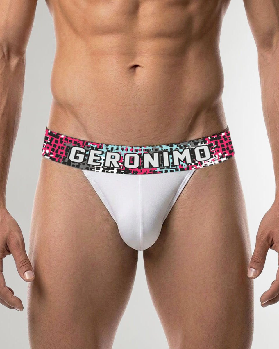 Geronimo Prism Jockstrap White