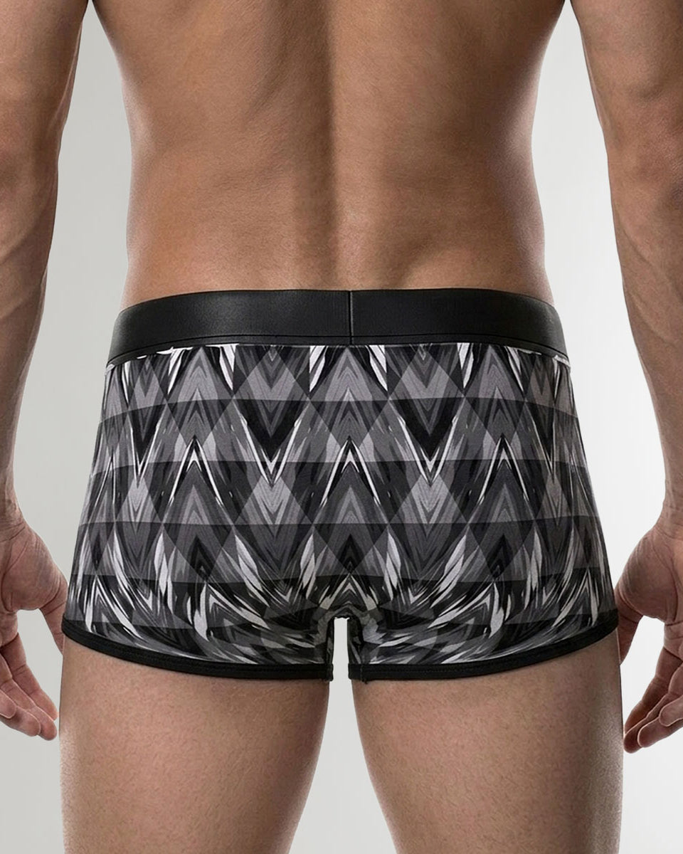 Geronimo Modern Mosaic Trunk Black