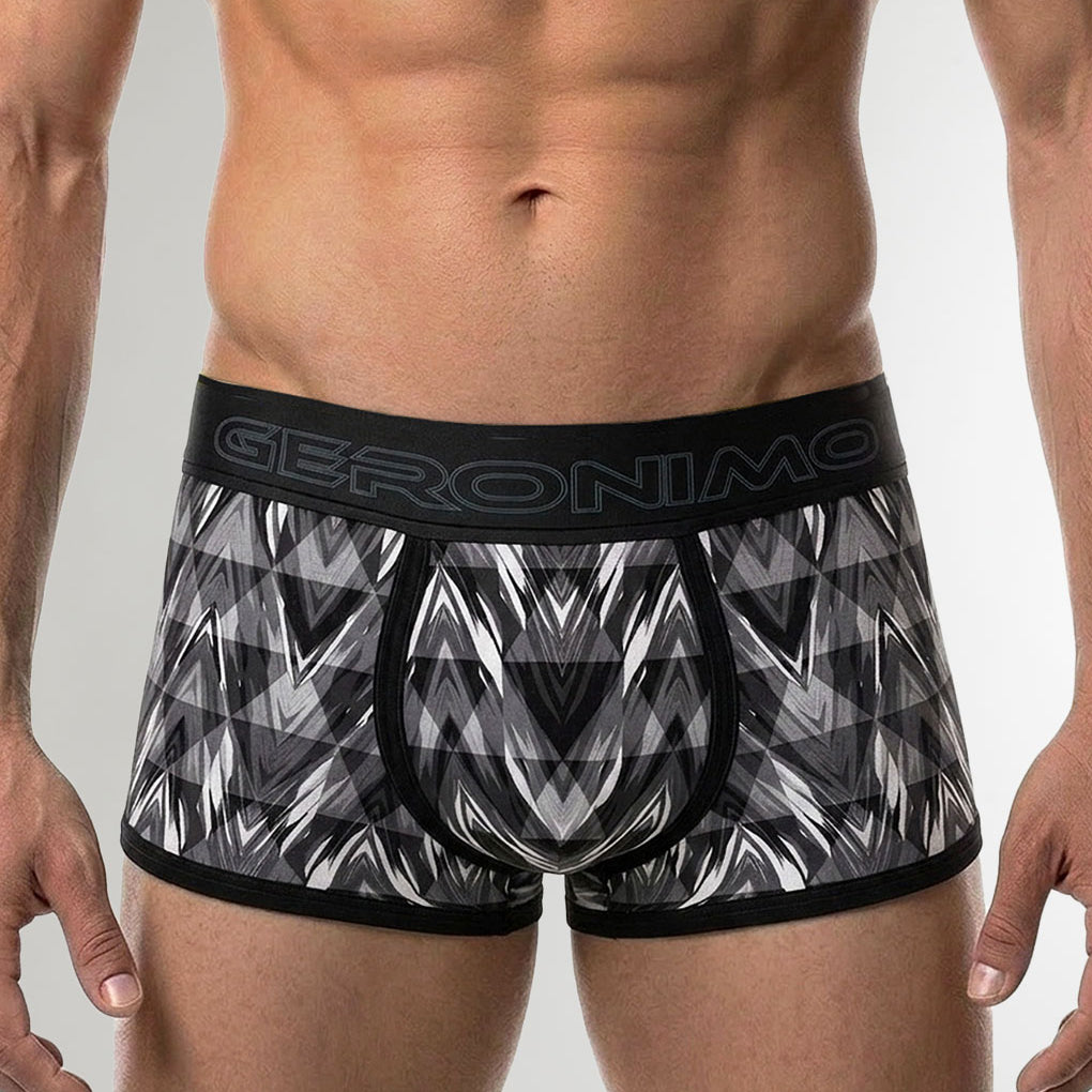 Geronimo Modern Mosaic Trunk Black