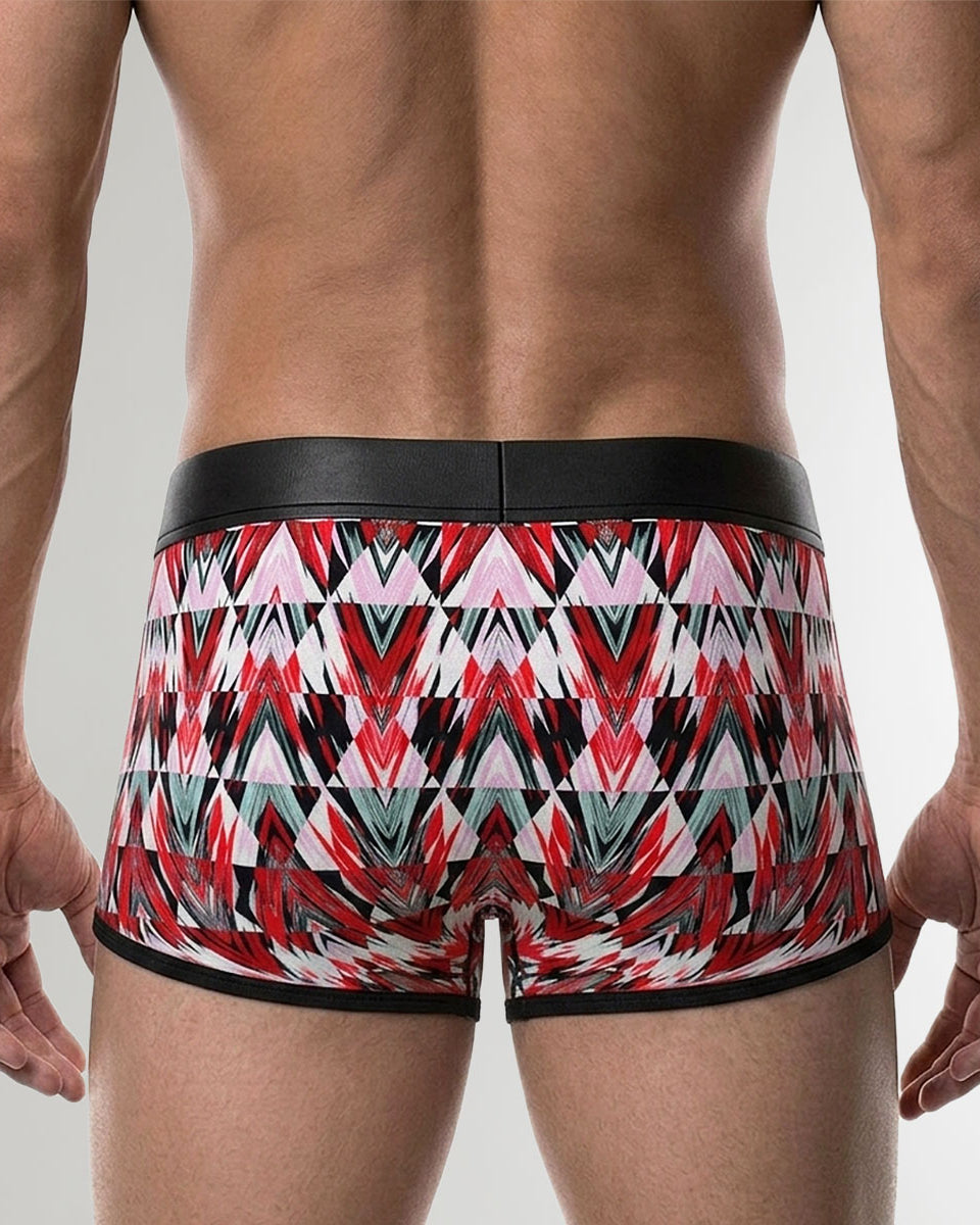 Geronimo Modern Mosaic Trunk Red