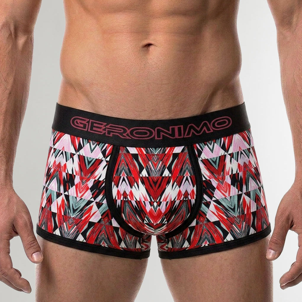 Geronimo Modern Mosaic Trunk Red