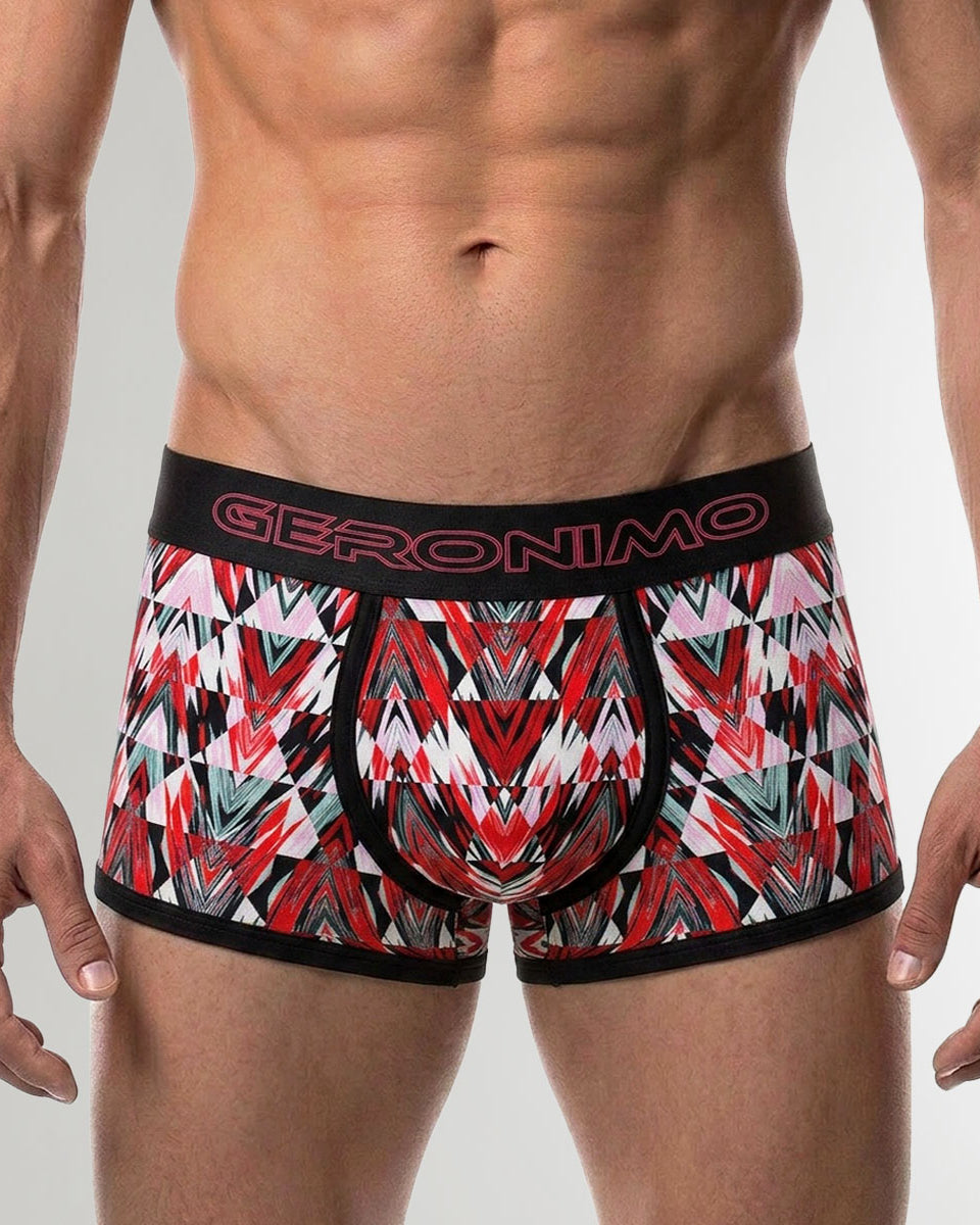 Geronimo Modern Mosaic Trunk Red
