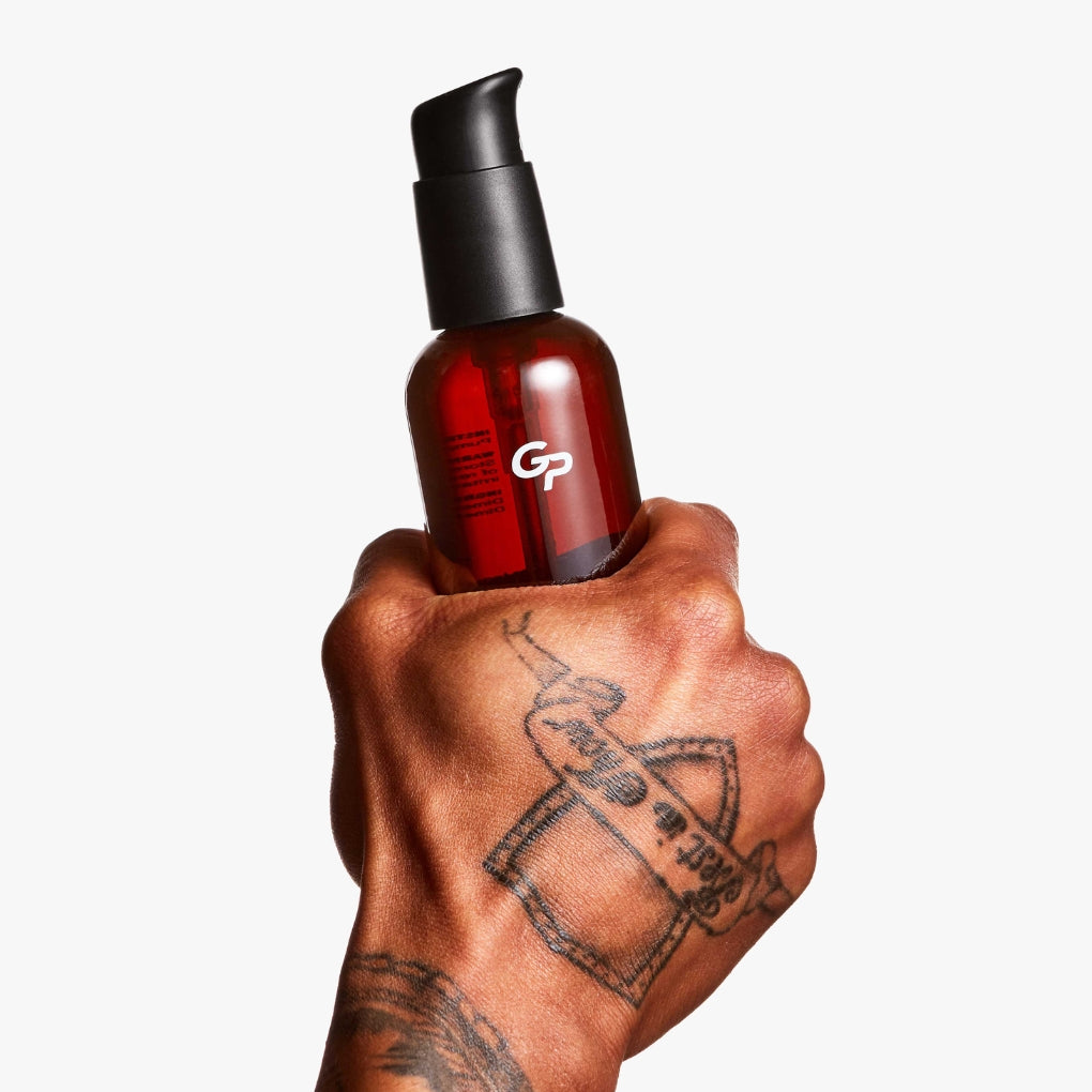 Goodparts Silicone Lube — twist-lock pump bottle, side view