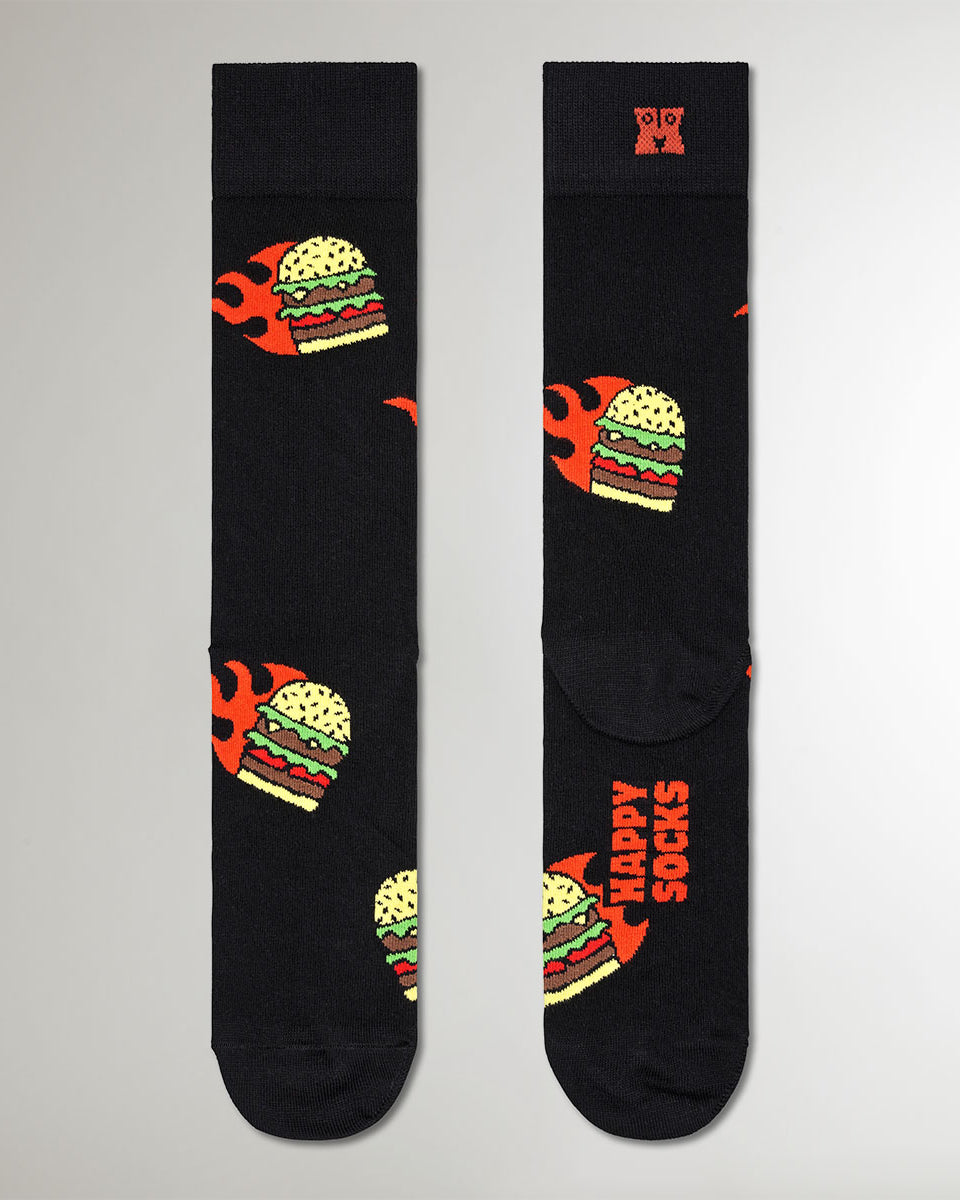 Happy Socks Flaming Burger Sock Flaming-burger