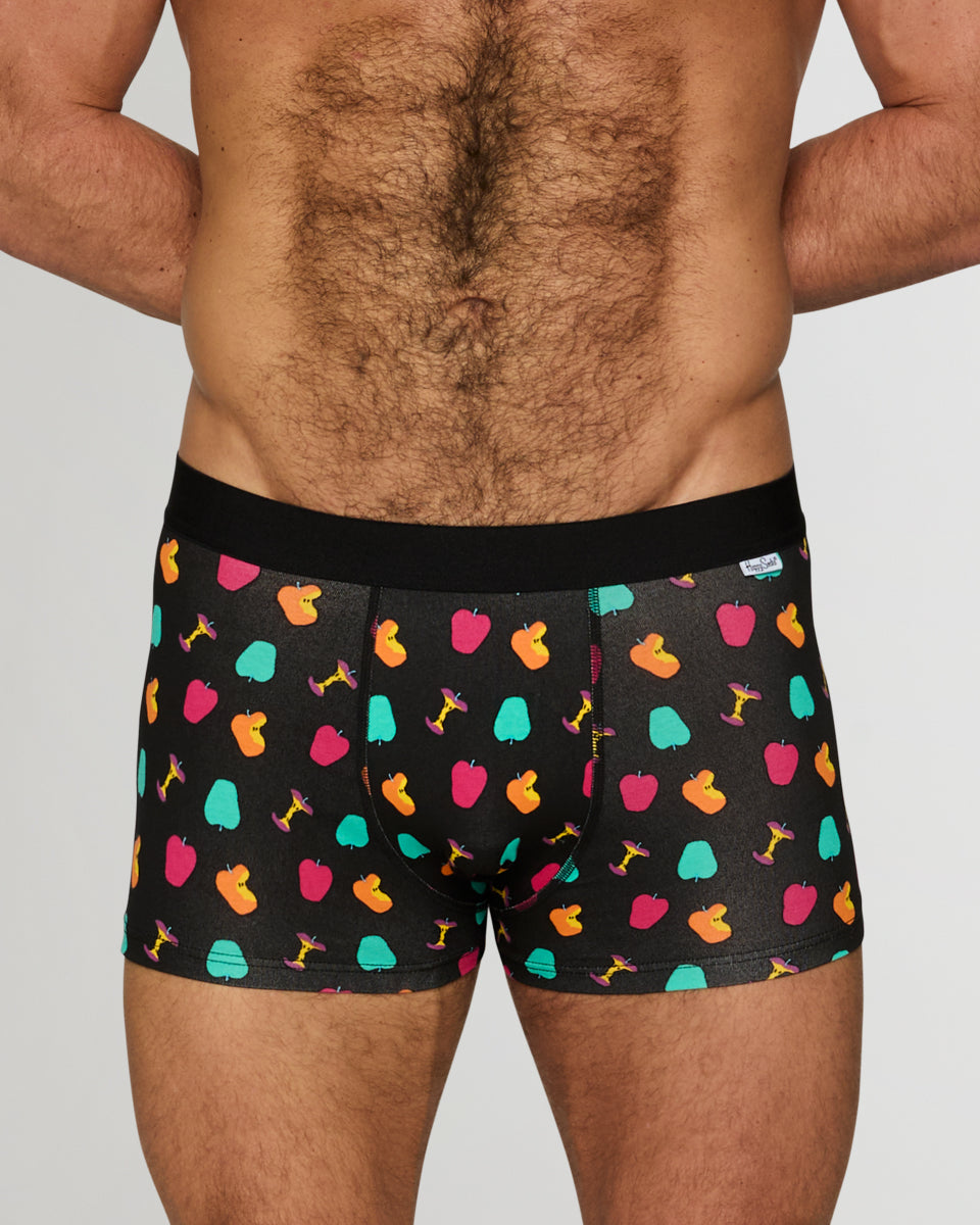 Happy Socks Apple Trunk Black-apple