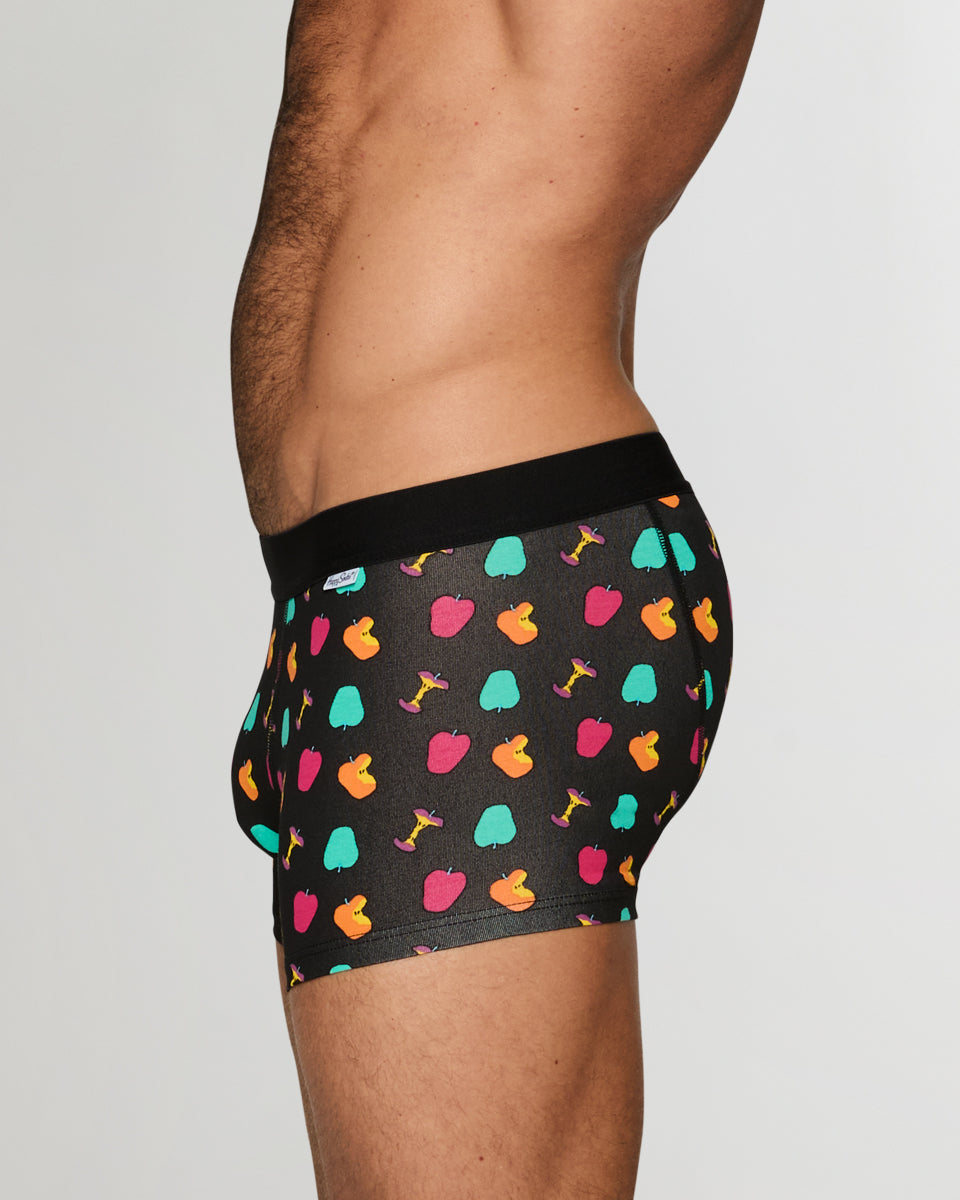 Happy Socks Apple Trunk Black-apple