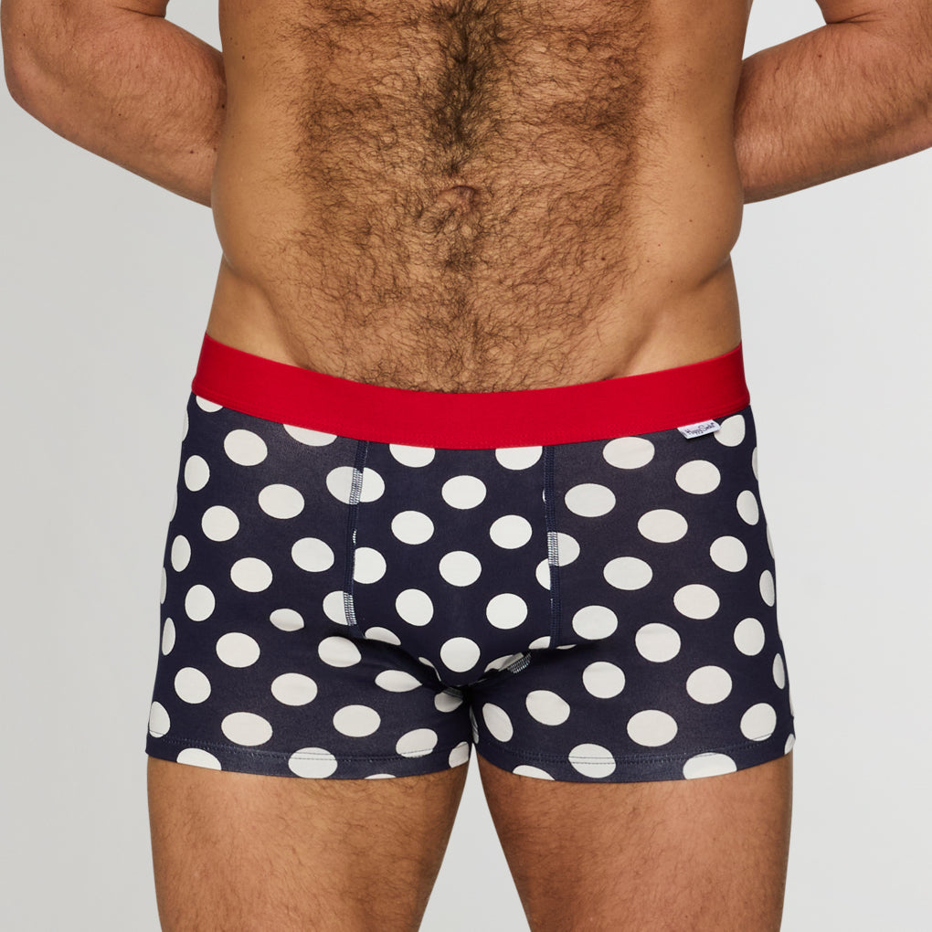 Happy Socks Big Dot Trunk Navy-big-dot