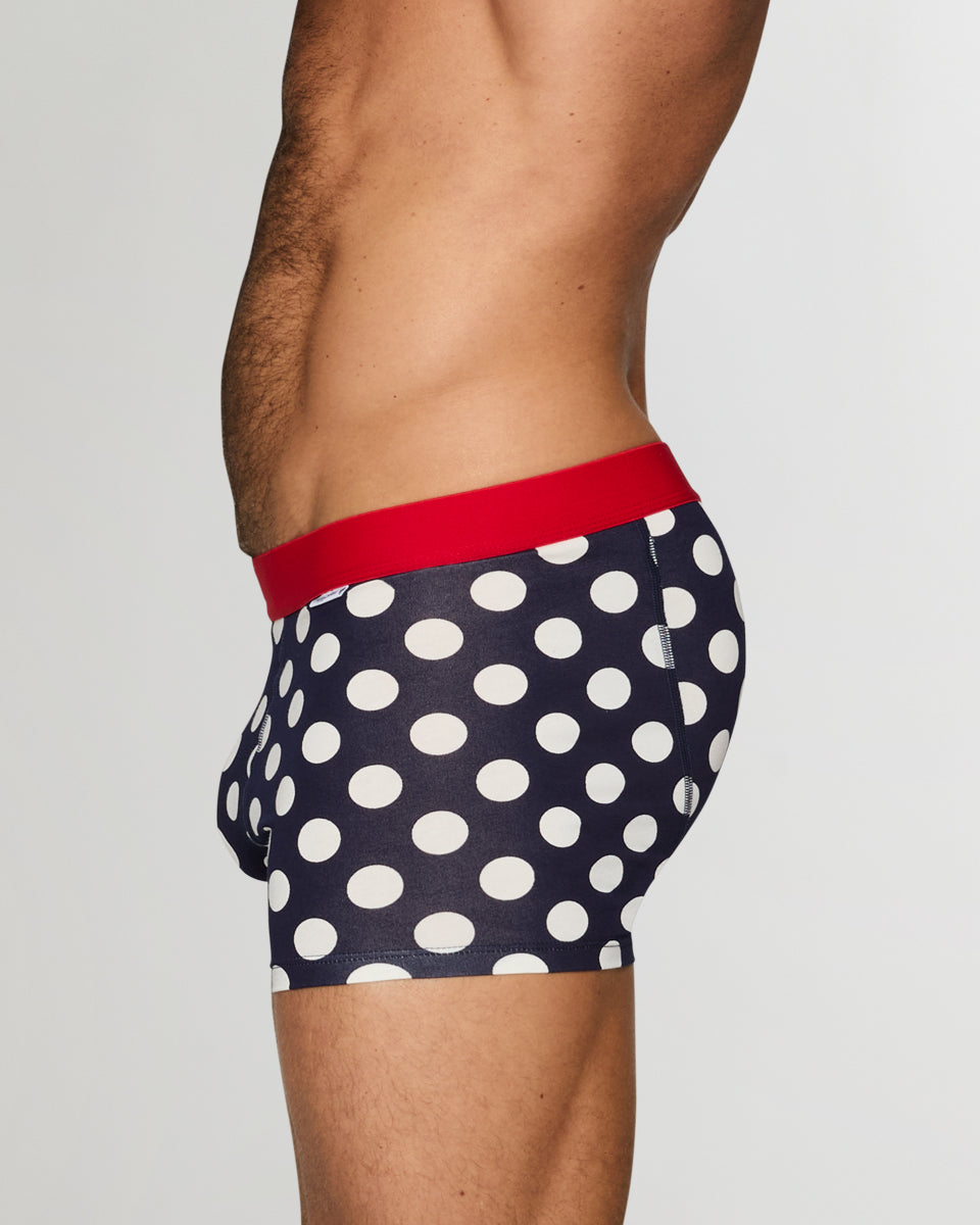 Happy Socks Big Dot Trunk Navy-big-dot