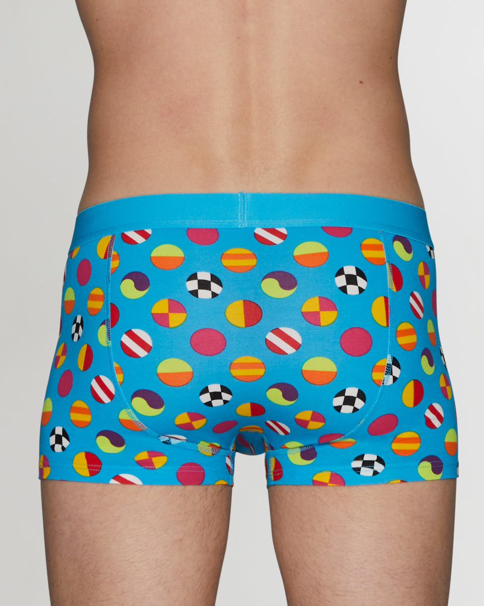 Happy Socks Clashing Dot Trunk Happy Socks Clashing Dot Trunk Blue-clashing-dot