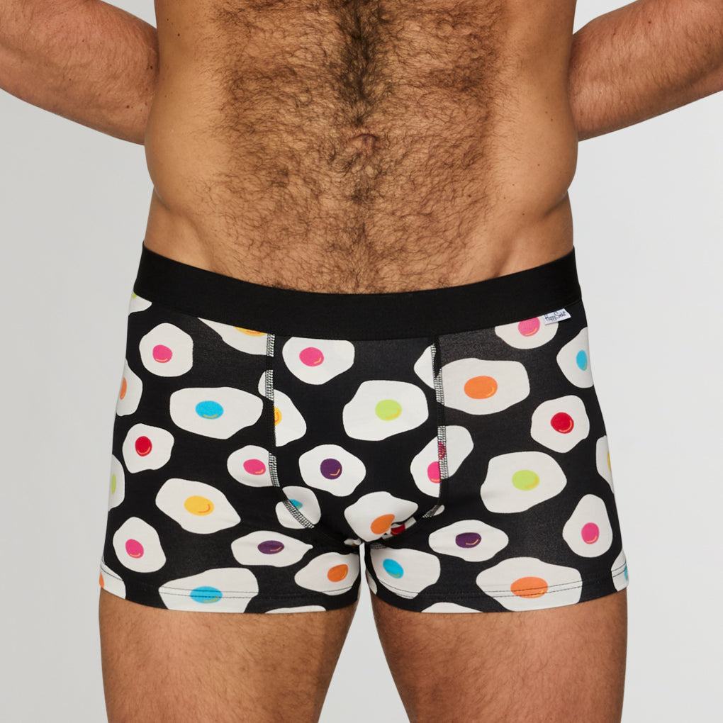 Happy Socks Sunny Side Up Trunk Black-sunny-side-up