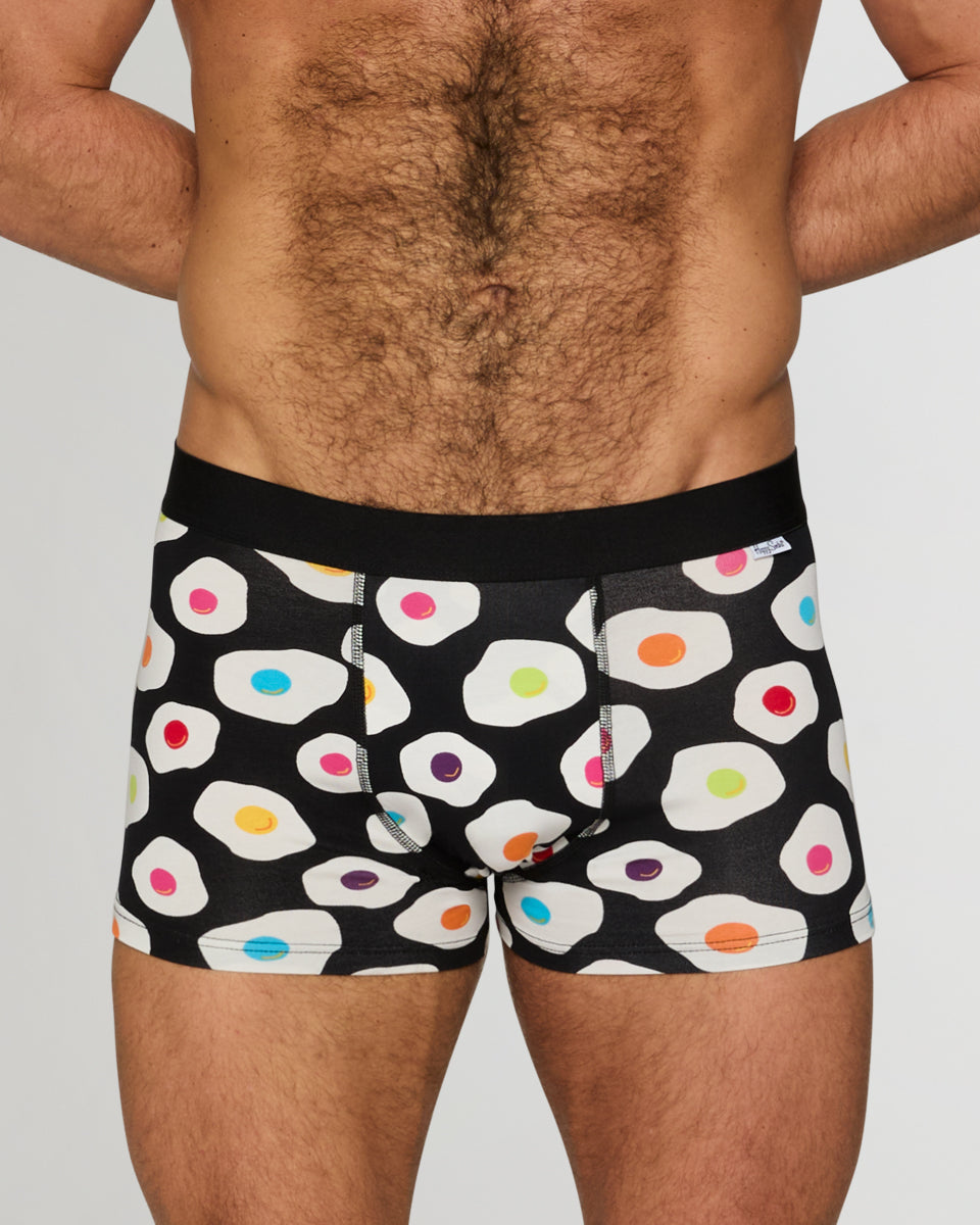 Happy Socks Sunny Side Up Trunk Black-sunny-side-up