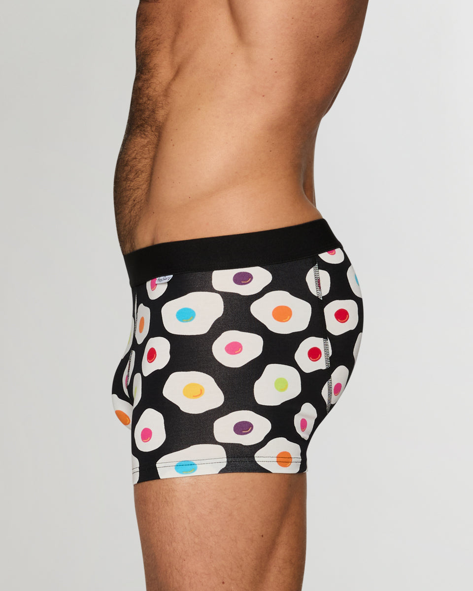 Happy Socks Sunny Side Up Trunk Black-sunny-side-up