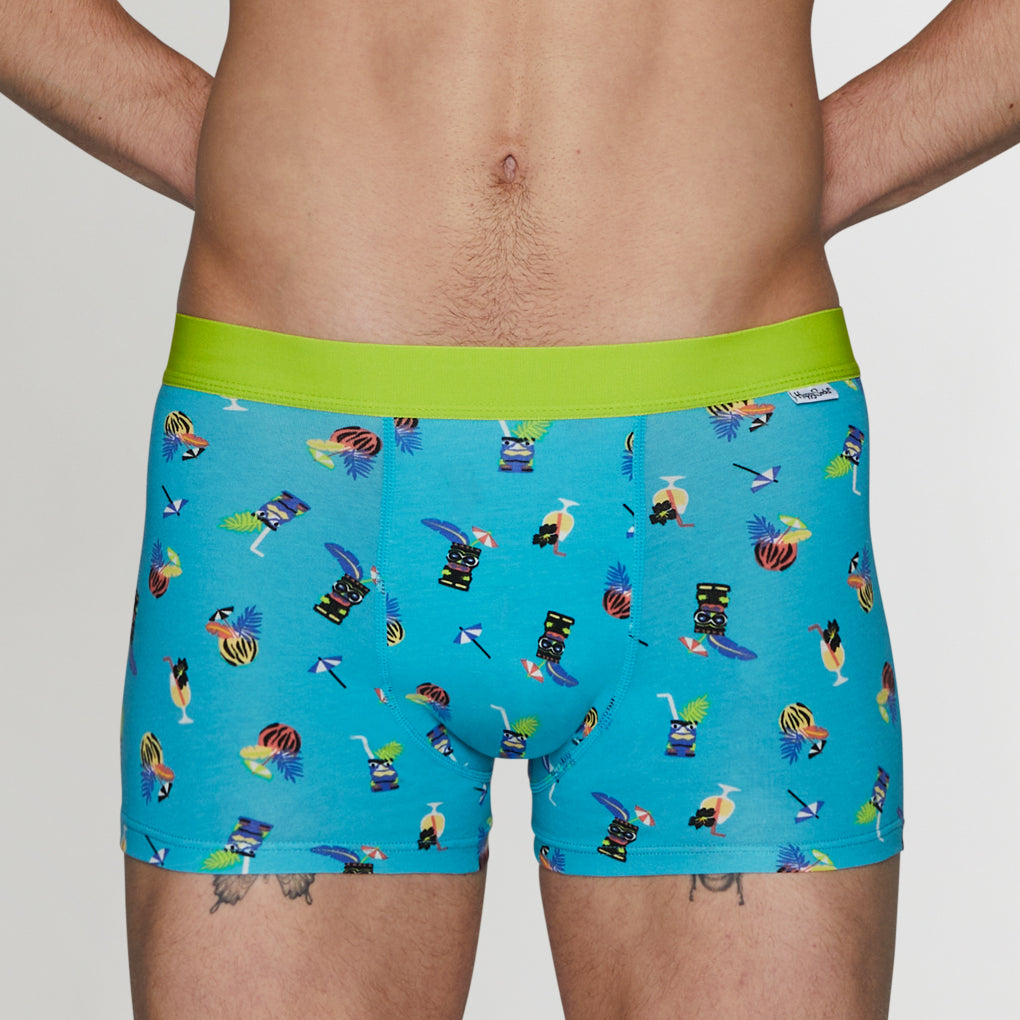 Happy Socks Tiki Soda Trunk Happy Socks Tiki Soda Trunk Blue-tiki-soda