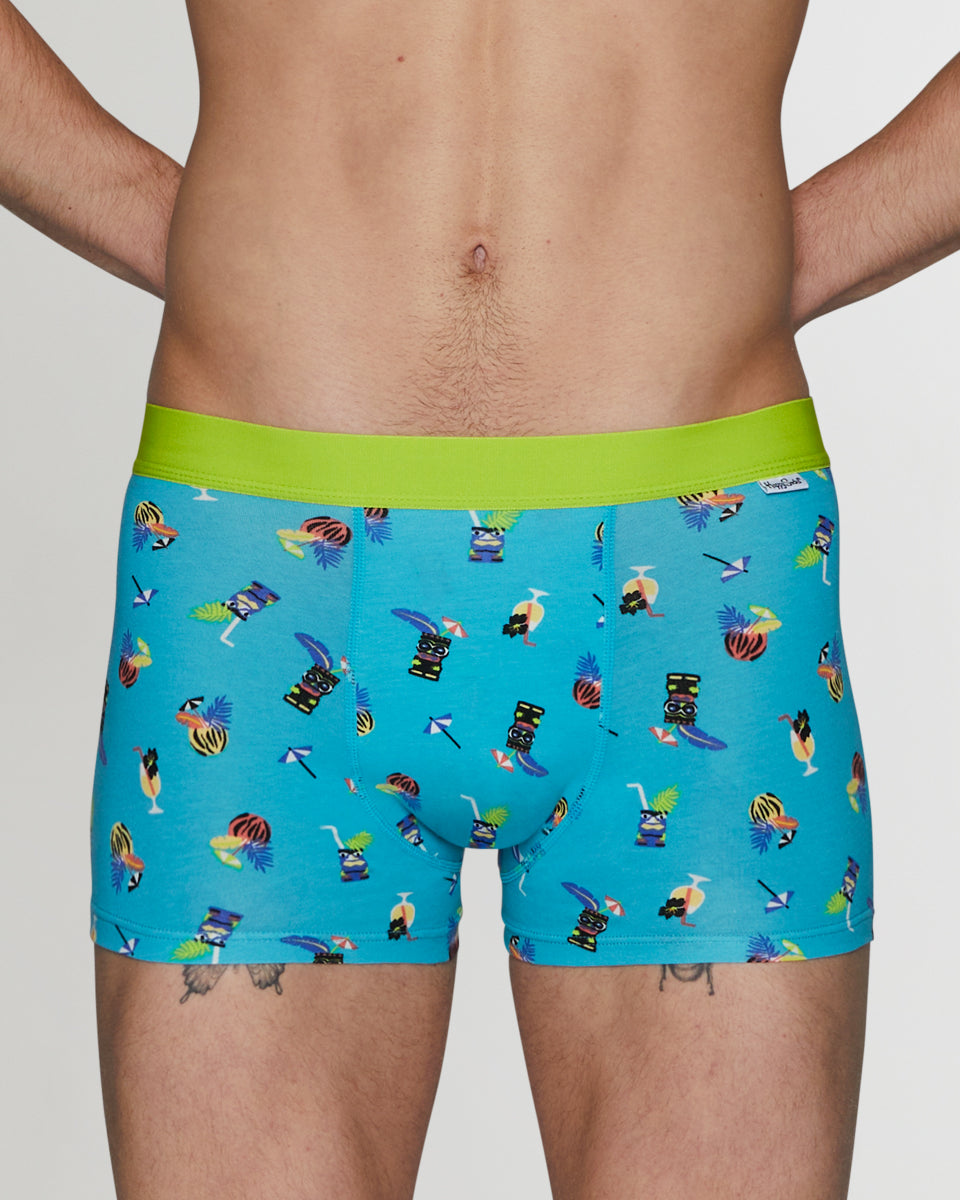 Happy Socks Tiki Soda Trunk Happy Socks Tiki Soda Trunk Blue-tiki-soda