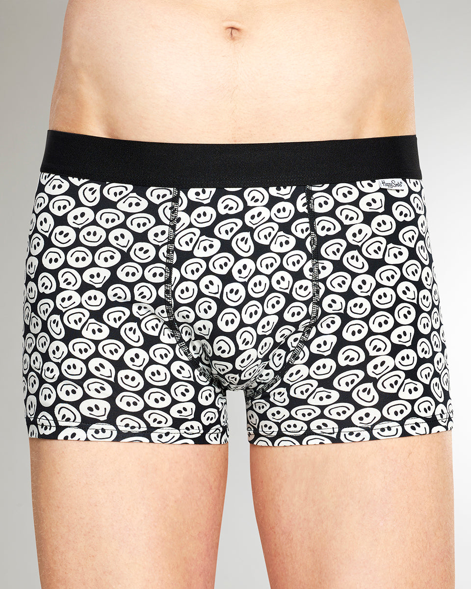 Happy Socks Twisted Smile Trunk Black-twisted-smile