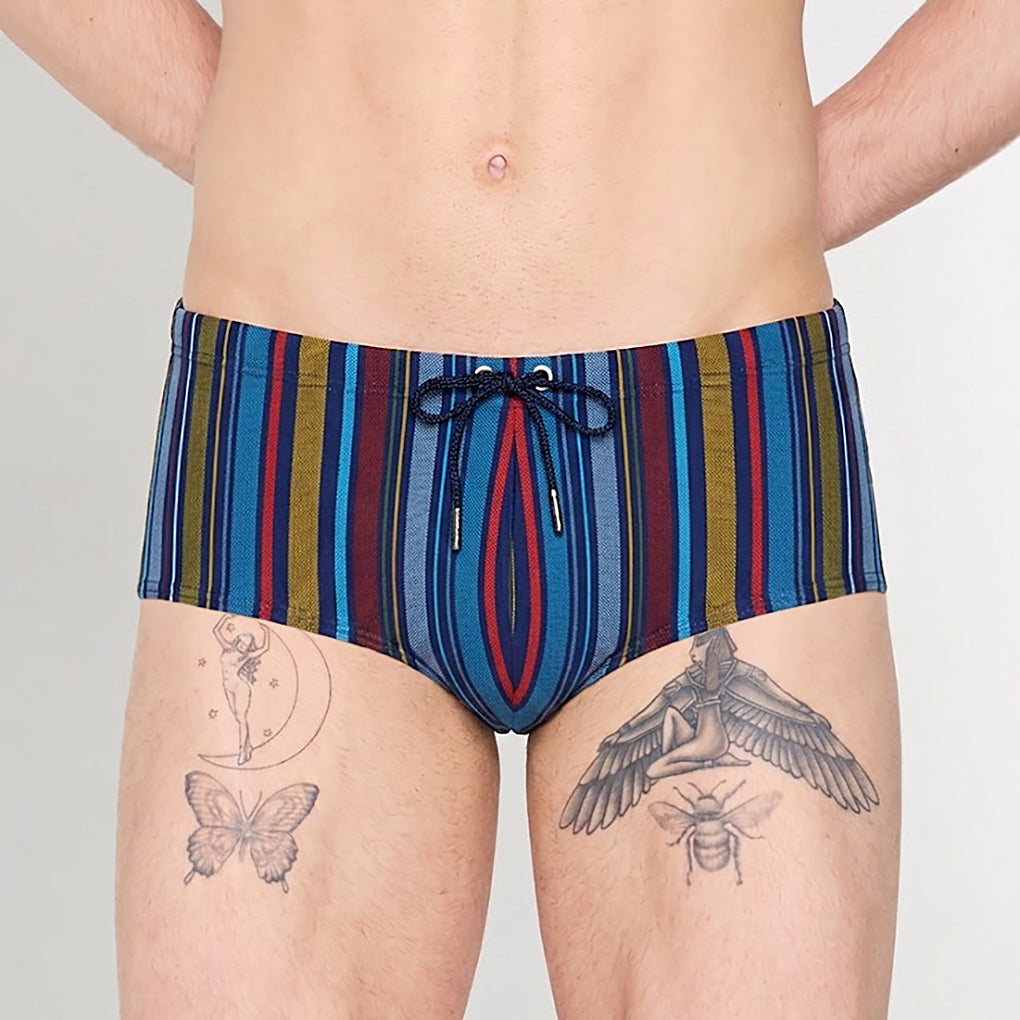 HOM Marni Swim Trunk Multicolor Stripes